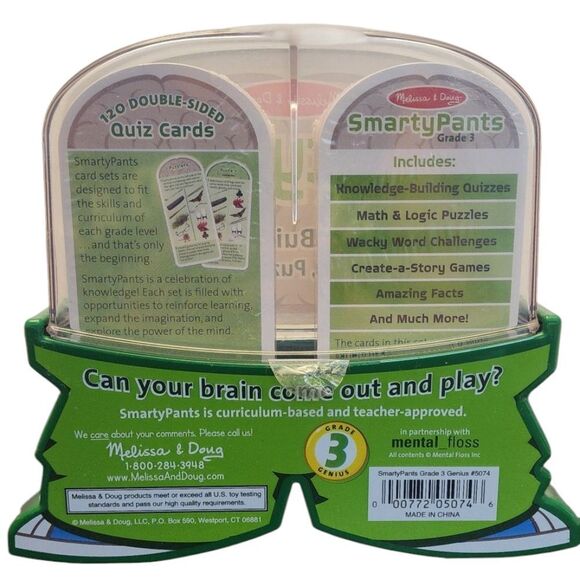 Melissa & Doug Smarty Pants Grade 3 Card Set - 120 Educational, Brain-Build - Picture 5 of 6